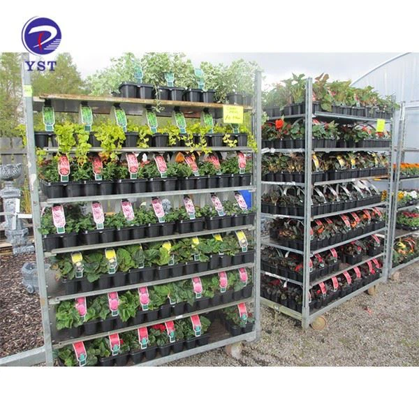 Multi Shelf Greenhouse Trolley