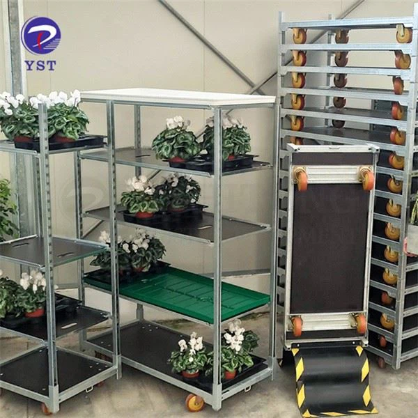Plant Flower Trolley Cart